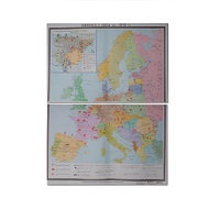 Учебная карта "Европа 1924-1939 гг" 1050*1420 мм (матовое, 2-стороннее лам.) - «globural.ru» - Ессентуки