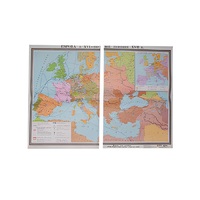 Учебная карта "Европа в 16 - первой половине 17 в.в." 1030*1420 мм (матовое, 2-стороннее лам.) - «globural.ru» - Ессентуки