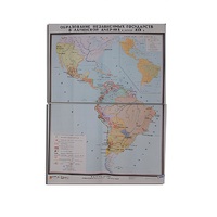 Учебная карта "Образование независимых государств в Латинской Америке" 1030*1420 мм (матовое, 2-стороннее лам.) - «globural.ru» - Ессентуки