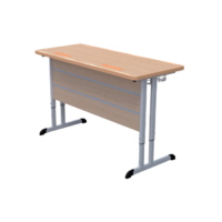 Стол ученический двухместный на плоскоовальной трубе 3-7 гр.р. - «globural.ru» - Ессентуки