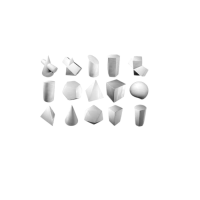 Комплект гипсовых моделей геометрических тел  - «globural.ru» - Ессентуки