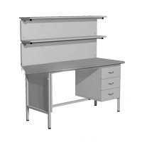 Стол лабораторный демонстрационный с надстройкой  - «globural.ru» - Ессентуки