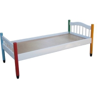 Кровать детская "Карандаш" 1400х600х600 ЛДСП настил ДВП  - «globural.ru» - Ессентуки