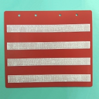 Красный лист-вкладыш в папку ПЕКС БОЛЬШАЯ  для карточек 4*4 см - «globural.ru» - Ессентуки