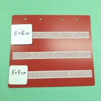 КРАСНЫЙ лист-вкладыш в папку ПЕКС БОЛЬШАЯ для карточек 5*5 и 6*6 см - «globural.ru» - Ессентуки