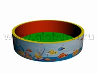 Сухой бассейн круглый (с шелкографией) - «globural.ru» - Ессентуки