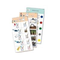 Комплект карточек (10) "Обучающий калейдоскоп для ДО. Эксперимент. Вещество" - «globural.ru» - Ессентуки