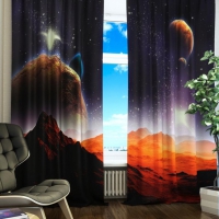 Комплект светонепроницаемых штор "Марсианская одиссея" - «globural.ru» - Ессентуки