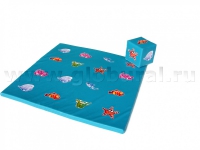 Игровой детский мат «Море» с кубиком (ВИК) - «globural.ru» - Ессентуки