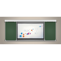 Многофункциональная раздвижная система аудиторных досок 65'' - «globural.ru» - Ессентуки