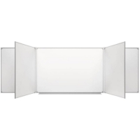 Доска магнитно-маркерная настенная пятиэлементная белая полимерная - «globural.ru» - Ессентуки