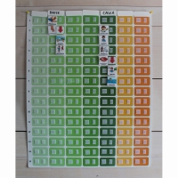 Панель для визуального расписания с цветными ячейками - «globural.ru» - Ессентуки