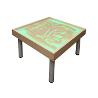 Столик на ножках для рисования песком Радуга. Подсветка RGB - «globural.ru» - Ессентуки