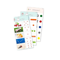 Комплект карточек (10) "Обучающий калейдоскоп для ДО. Познание. Цифры и числа" - «globural.ru» - Ессентуки