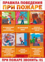 Стенд "Правила поведения при пожаре" - «globural.ru» - Ессентуки