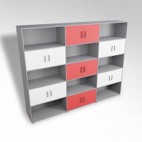 Шкаф встраиваемый закрытый с открытой полкой многосекционный ТР9 ЛДСП  - «globural.ru» - Ессентуки