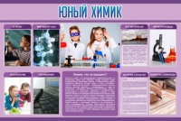 Стенд "Юный химик" (вариант 2) - «globural.ru» - Ессентуки