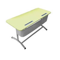 Стол ученический двухместный  "Асташка -2" с наклоном столешницы  - «globural.ru» - Ессентуки