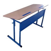 Стол ученический двухместный с регулировкой наклона столешницы - «globural.ru» - Ессентуки