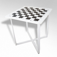 Стол шахматный "Турнир ТР" на металлокаркасе - «globural.ru» - Ессентуки