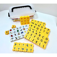 Обучающий конструктор «ПРОслова» Английский язык Заглавные и строчные буквы 96 деталей - «globural.ru» - Ессентуки