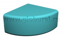 Угловой пуфик 60*60*32см (ВИК) - «globural.ru» - Ессентуки