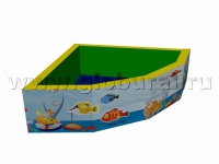 Сухой бассейн угловой (с шелкографией) - «globural.ru» - Ессентуки