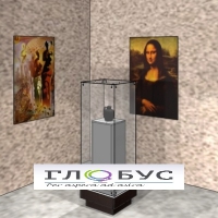 Витрина музейная с внутренним пьедесталом - «globural.ru» - Ессентуки