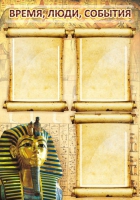 Стенд "Время, люди, события (папирус)" - «globural.ru» - Ессентуки