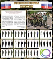 Стенд "Военная форма одежды (флаг РФ)" - «globural.ru» - Ессентуки