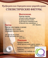 Стенд "Стилистические фигуры" в ассортименте - «globural.ru» - Ессентуки