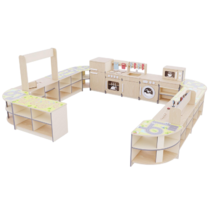 Игровая зона «Островок мастеров» из коллекции мебели «НЕГА» (бежевый) - «globural.ru» - Ессентуки