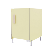 Гигиеническая кабинка из коллекции «НЕГА» (цвет желтый) - «globural.ru» - Ессентуки