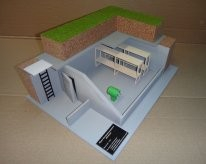 Макет встроенного противорадиационного укрытия (маленький вариант) - «globural.ru» - Ессентуки