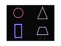 Интерактивная панель "Цветные фигуры-4" (вариант 1) - «globural.ru» - Ессентуки