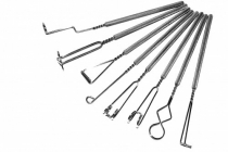 Комплект массажных логопедических зондов на толстых ручках с накаткой (по Новиковой Е.В.). Основной комплект из 8-ми зондов - «globural.ru» - Ессентуки