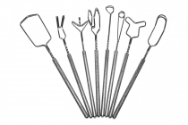 Комплект массажно-постановочных зондов МиГ на толстых ручках с накаткой Микляевой Ю. В (8 штук) - «globural.ru» - Ессентуки
