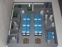 Макет "Убежище в разрезе" (встроенное убежище) - «globural.ru» - Ессентуки