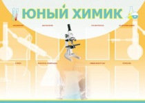 Стенд "Юный химик" (вариант 1) - «globural.ru» - Ессентуки