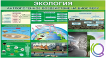 Стенд "Экология. Антропогенное воздействие на биосферу" - «globural.ru» - Ессентуки