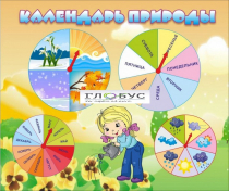 Стенд "Календарь природы" (вариант 1) - «globural.ru» - Ессентуки