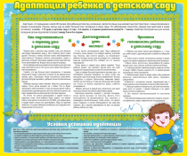 Стенд "Адаптация ребенка в детском саду" - «globural.ru» - Ессентуки