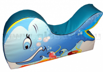 Напольная игрушка "Кит" с шелкографией (ВИК) - «globural.ru» - Ессентуки