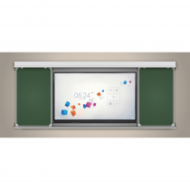 Многофункциональная раздвижная система аудиторных досок 65'' - «globural.ru» - Ессентуки