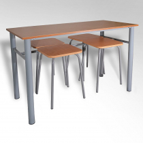 Обеденная группа четырехместная с табуретами - «globural.ru» - Ессентуки