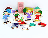 Фигурки для песочной терапии "Семья и дом" - «globural.ru» - Ессентуки