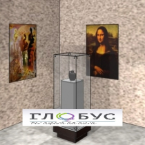 Витрина музейная с внутренним пьедесталом - «globural.ru» - Ессентуки