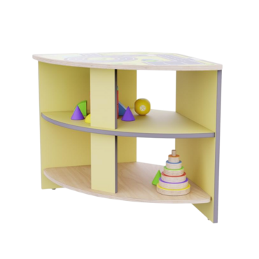 Угловое место для хранения из коллекции «НЕГА» (желтый) - «globural.ru» - Ессентуки