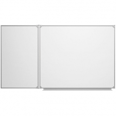 Доска магнитно-маркерная настенная двухэлементная белая полимерная - «globural.ru» - Ессентуки