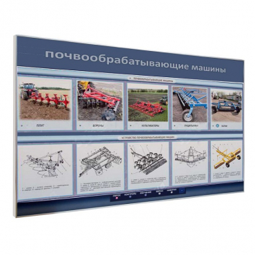 Электрифицированный светодинамический стенд «Почвообрабатывающие машины» - «globural.ru» - Ессентуки